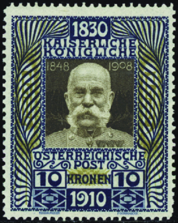 N°119/135 François Joseph 1er 17 valeurs neuf * T