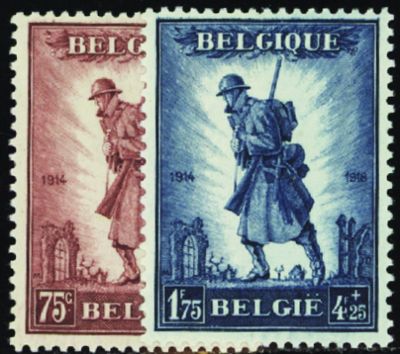 N°351/352 à la gloire de l'infanterie 2 valeurs ne