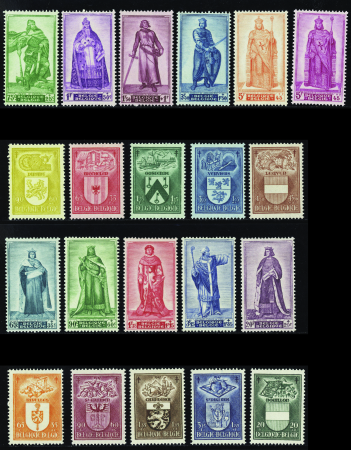 N°737/747 + 751/760 21 valeurs neuf ** TB