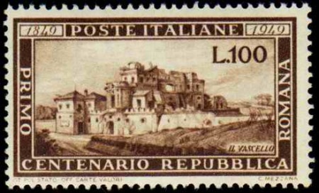 N°537 100l brun neuf ** TB