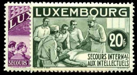 N°259/273 secours aux intellectuels 15 valeurs neu