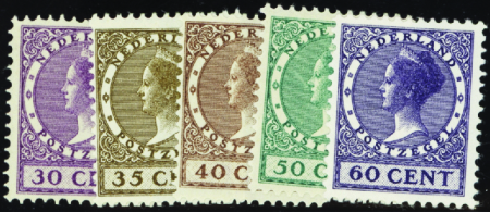 N°147/151 5 valeurs 30c/35c/40c/50c/60c neuf * TB