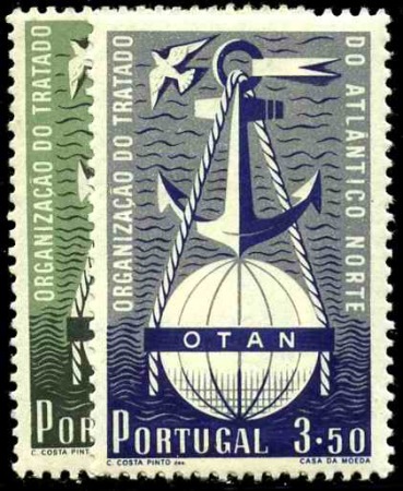 N°760/761 OTAN 2 valeurs neuf ** TB