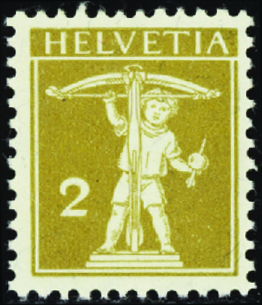 N°134b 2c bistre-olive type II neuf ** TB