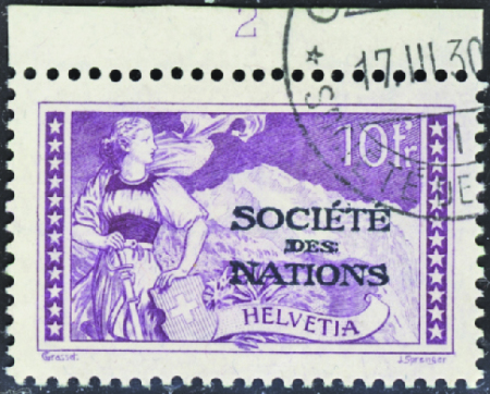 SERVICE N°17/31 15 valeurs obl TB