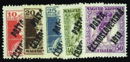 N°95/99  5 valeurs neuf * TB