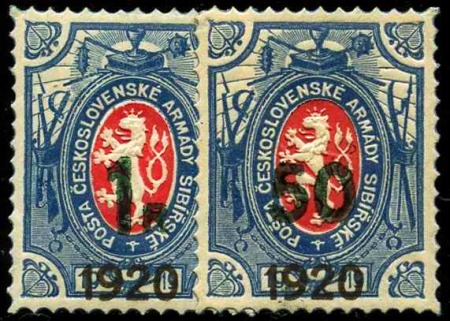 N°6/14  9 valeurs surchargées neuf * TB