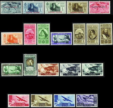 POSTE AERIENNE N°1/22  21 valeurs neuf * TB