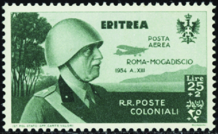 POSTE AERIENNE N°7/16 Vol Rome-Moganiscio 10 valeurs neuf ** TB