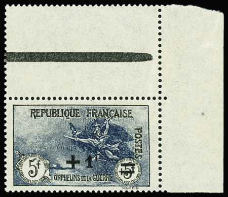 N°169 Orphelins de la guerre +1f sur 5+5f (noir et