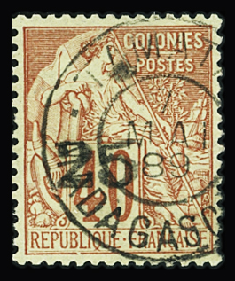 N°1 à 3 les 3 valeurs obl. CaD TAMATAVE, TB. Tous signés