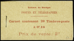 CARNETS N°57 + 73 Deux carnet de 2f composé de 20 timbres,