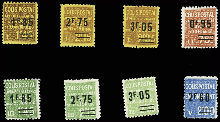 N°119/126 série complète Timbres de 1933-34 (type d)