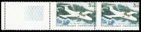 N°39 3f MS 760, variété piquage décalé en paire bdf,