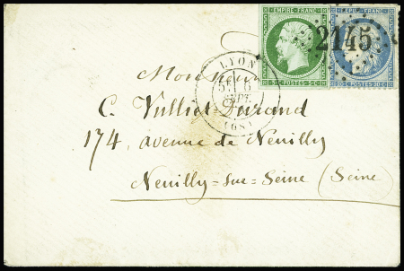 Exceptionnelle combinaison N°12 et 37 obl. GC 2145