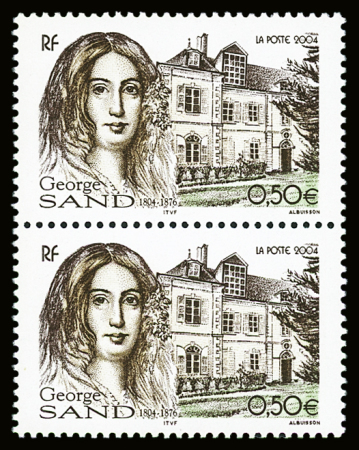 N°3645a 0,50€ Georges Sand, variété Couleur violette