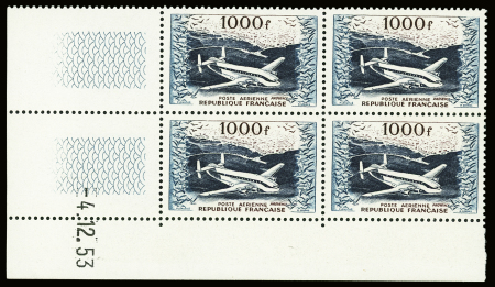 POSTE AERIENNE N°33 1000f "Provence" en bloc de 4 CD