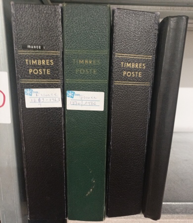 1849-1986, Collection de France en 4 classeurs, dont