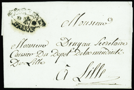 MP "PORT PAYE D'ARRAS" (Lenain n°15), 1789, Ind 26,