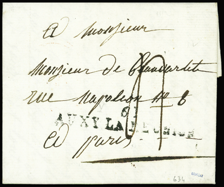 MP "61 AUXY LA REUNION" noir (Nom révolutionnaire d'Auxy