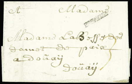 MP "BAPAUME" (Lenain n°1), 1727, Ind 24, TB