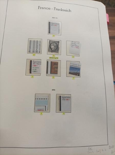 1849-1995, une collection de FRANCE en 3 albums Leuchtturm,