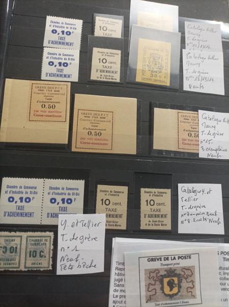 1852-1994, Collection en 2 classeurs avec une partie