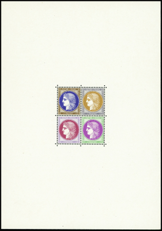 N°3d Non émis, projet PEXIP 1937, bloc de 4 timbres