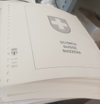 1850-1992, Collection de suisses sur des centaines de pages Leuchtturm,