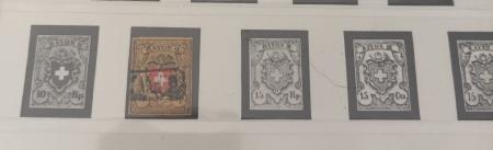 1850-1992, Collection de suisses sur des centaines de pages Leuchtturm,