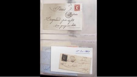 1849-76 Ensemble fascinant de 170 lettres classiques