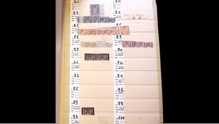 1876-2000 Ancien stock marchand en 13 grands classeurs