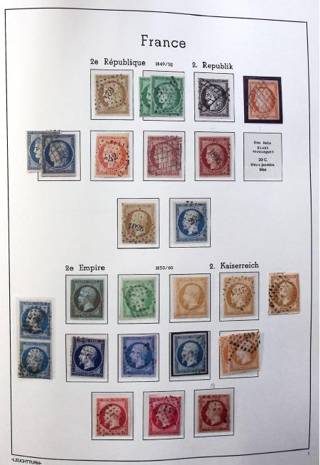 1849-2006 Remarquable collection de France en 7 albums