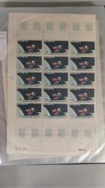 1960-2005, Lot de France neufs pour faciale,