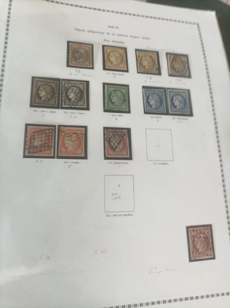 1849-1945, Collection de France avancée principalement