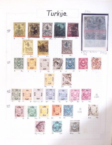 1863-1955 Remarkable old-time collection of Ottoman