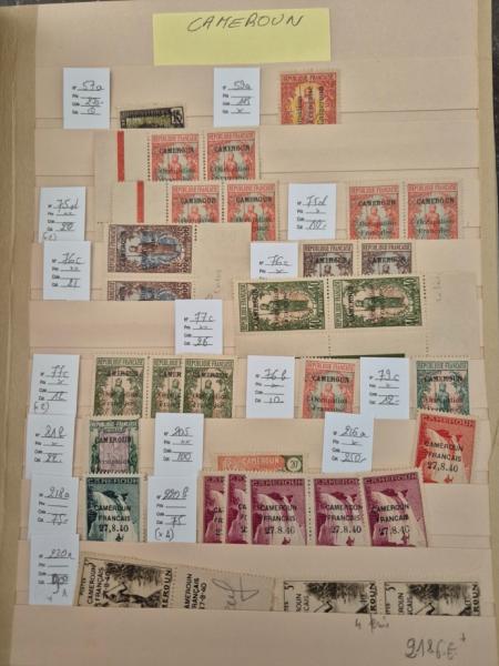 1900-1960, dans un album, impressionnante collection