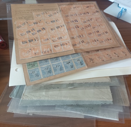 1831-1957, Collection de lettres, télégrammes, entiers