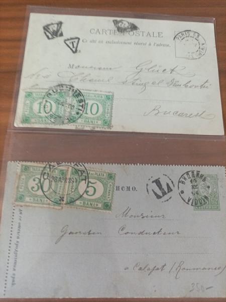 1880-1900, Lot de lettres de ROUMANIE, avec différents