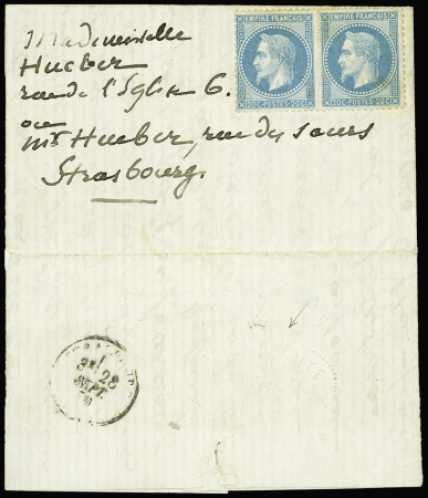 SIEGE DE STRASBOURGRarissime entrée par le comité international