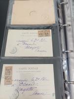 1939-1945 Cartes postales et lettres d'Allemagne principalement