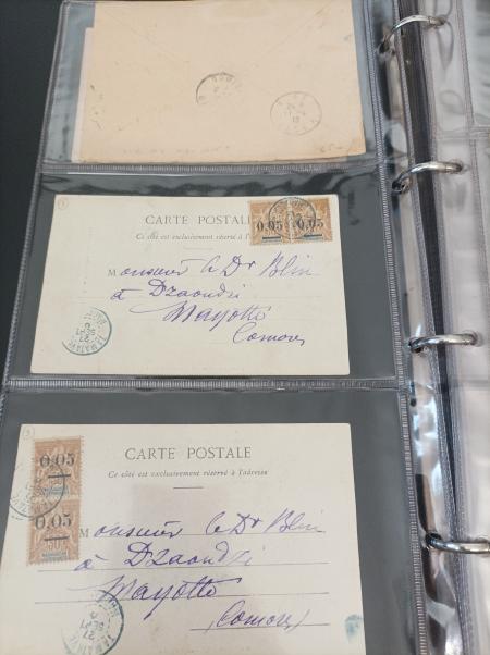 1939-1945 Cartes postales et lettres d'Allemagne principalement