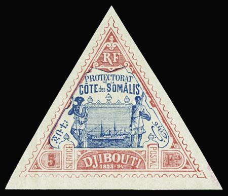 N°19 5f rose et bleu, neuf *, TB