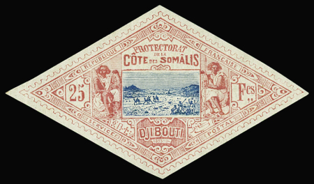 N°20 25f rose et bleu, neuf *, TTB. Signé A.Brun, cert.