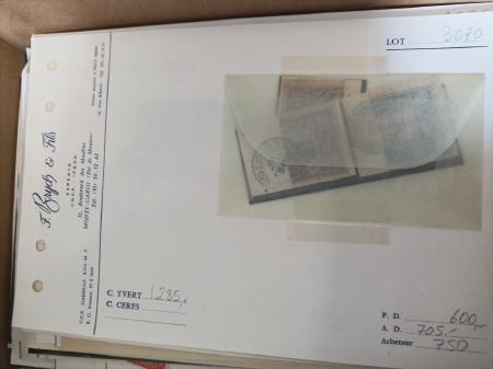 1868-1970, Lot d'anciennes plaquettes de vente, avec