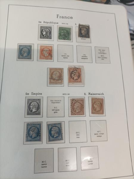 1880-1999 Collection de France en trois albums Leuchtturm