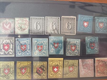 1850-1971, Sympathique collection de SUISSE en album