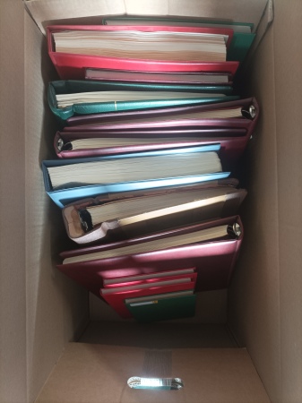 1852-2010, Stock de timbres suisses en 23 albums et