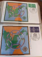 EUROPA CEPT, 1959-2007, 2 classeur d'entiers postaux