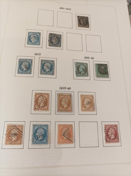 1849-1993 Ensemble de 13albums ou classeurs de France,